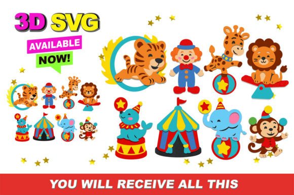 Circus Elements 3D SVG: A Creative Guide
