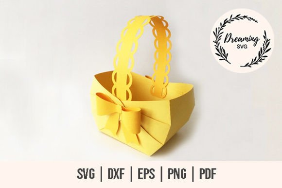 Crafting Perfect Gifts: A Guide to the Basket with Paper Bow SVG 3D Design