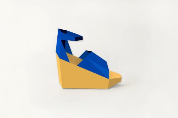 Crafting Style: A Guide to DIY Wedge Heels Shoe 3D Papercraft