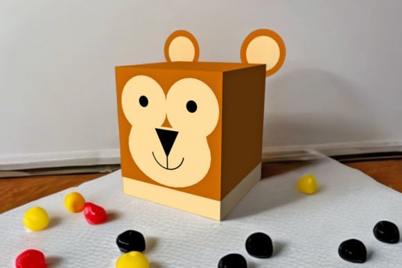 Monkey Favor 3D Papercraft: Your Quick Creative Project