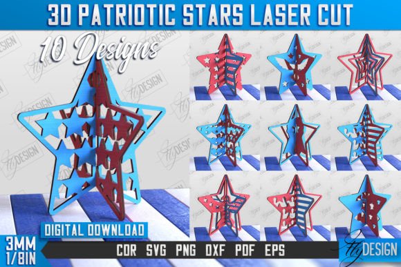 Strategic Deployment of the 3D Patriotic Stand Laser Cut Bundle for Seasonal Impact