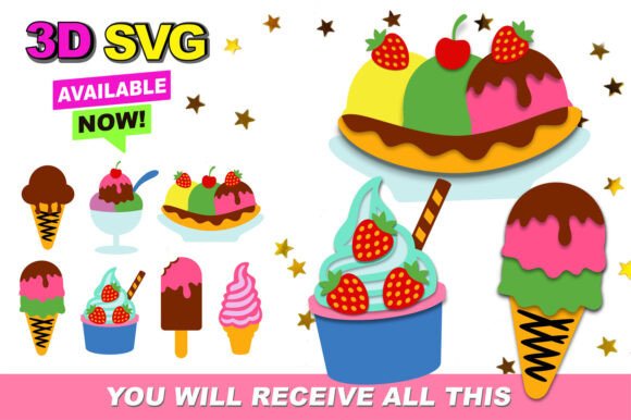 Unlocking Creative Potential with the Ice Cream Cone 3D SVG